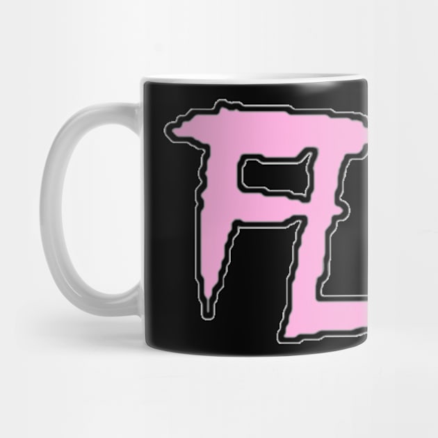 FL Logo White/Pink by FactionLife